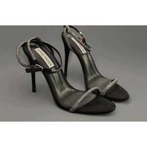 Steve Madden black heels with sparkle strap 8.5M